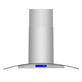 COS-668ICS900 36 in. Lumin Collection 380 CFM Ducted Island Range Hood, Soft Touch Controls, LED Lights, Stainless Steel